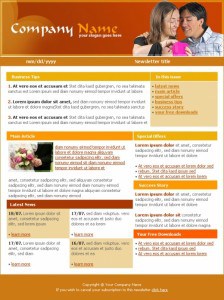newsletter sample