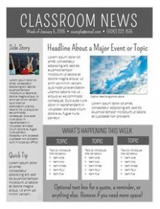 newsletter sample 2